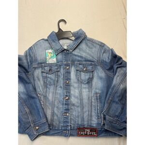 Custom The Cure Lost Boys Denim Jacket Medium Wash Tarot Patch DIY Punk Rock M